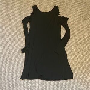 Bailey 44 Dark Green Cold Shoulder Dress